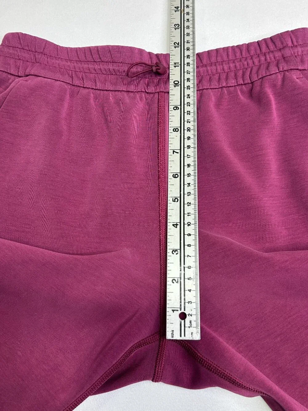 Lululemon Softstreme High Rise Pant Size 6 Magenta Plum Hemmed 27 Inseam